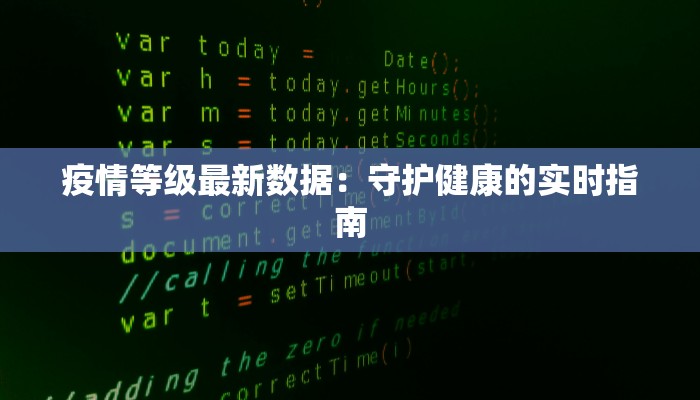 警惕最新疫情 警惕最新疫情