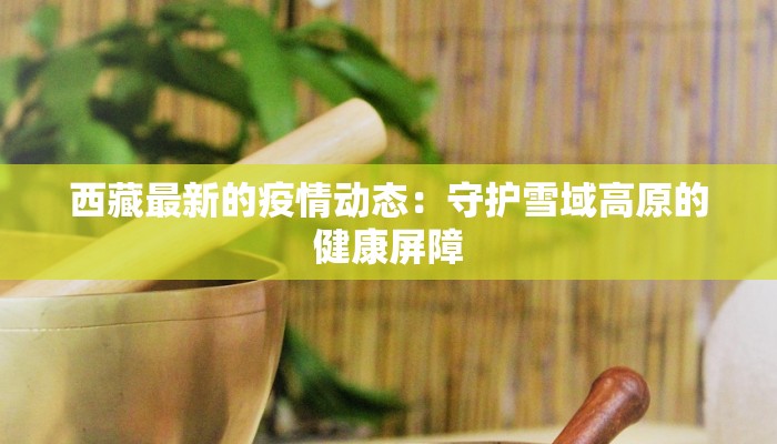西藏最新的疫情动态:守护雪域高原的健康屏障 西藏最新的疫情动态:守护雪域高原的健康屏障