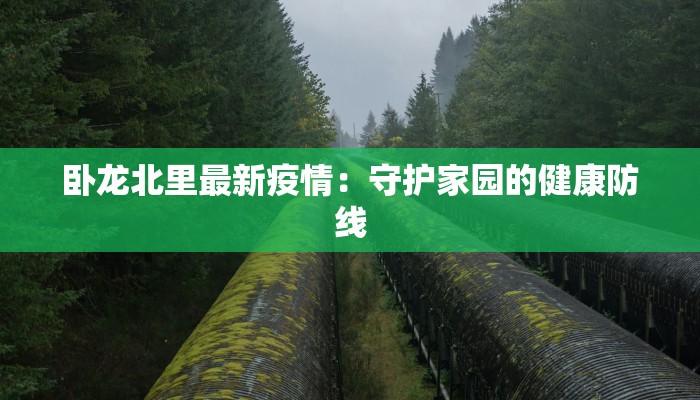 卧龙北里最新疫情:守护家园的健康防线 卧龙北里最新疫情:守护家园的健康防线