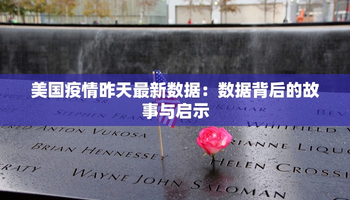 美国疫情昨天最新数据：数据背后的故事与启示