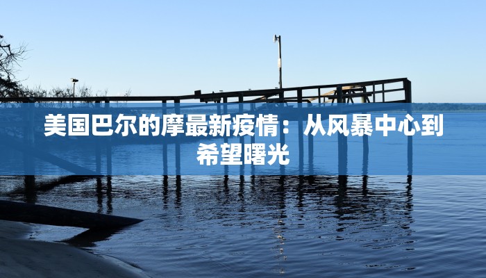 美国巴尔的摩最新疫情：从风暴中心到希望曙光