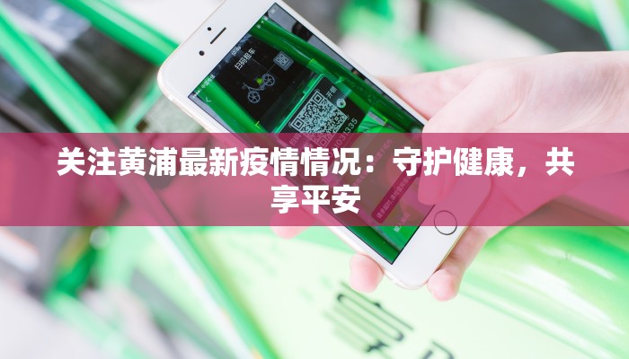 关注黄浦最新疫情情况:守护健康,共享平安 关注黄浦最新疫情情况:守护健康,共享平安