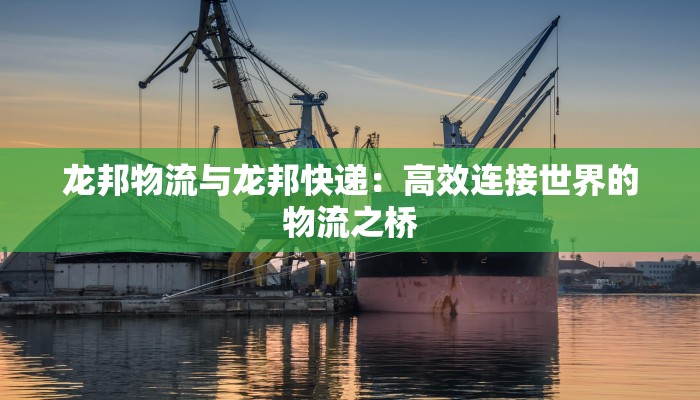 龙邦物流与龙邦快递：高效连接世界的物流之桥