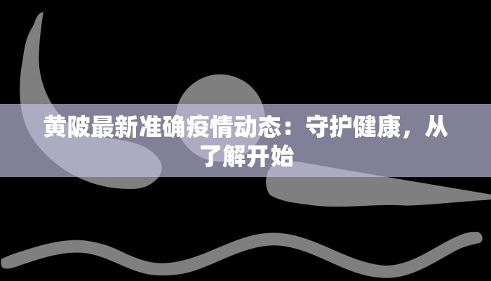 黄陂最新准确疫情动态：守护健康，从了解开始