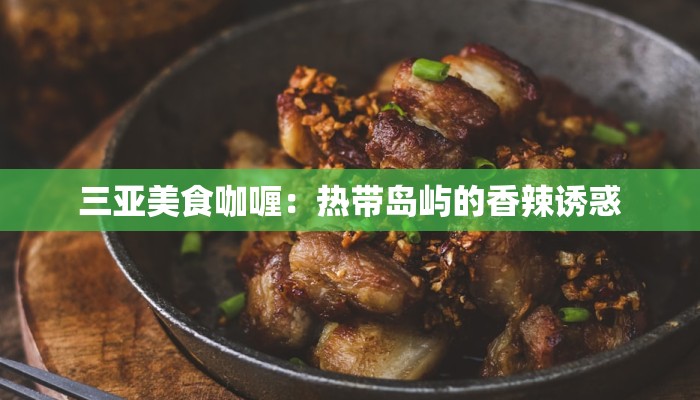 三亚美食咖喱：热带岛屿的香辣诱惑